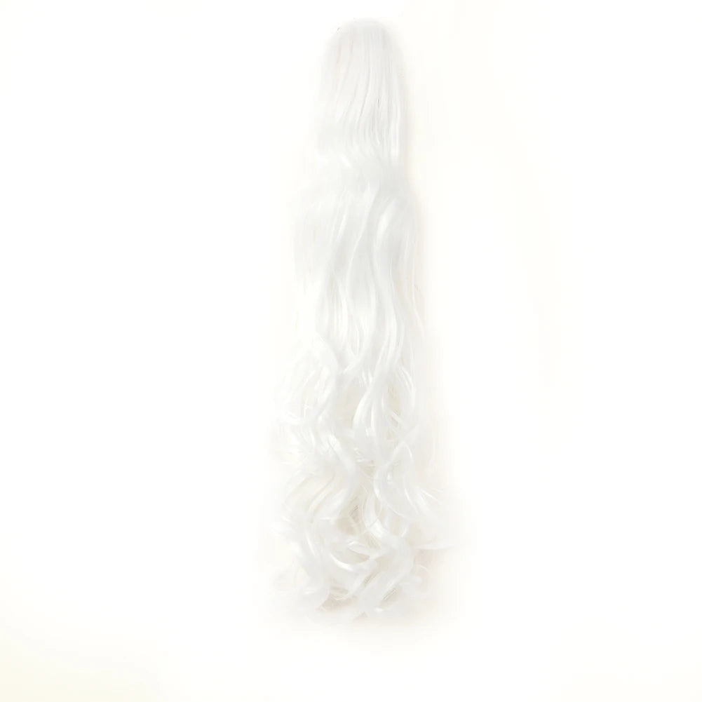 Claw Clip Ponytail Extension – Long Curly & Wavy Synthetic Hairpiece for Women & Girls (18/24 Inch)