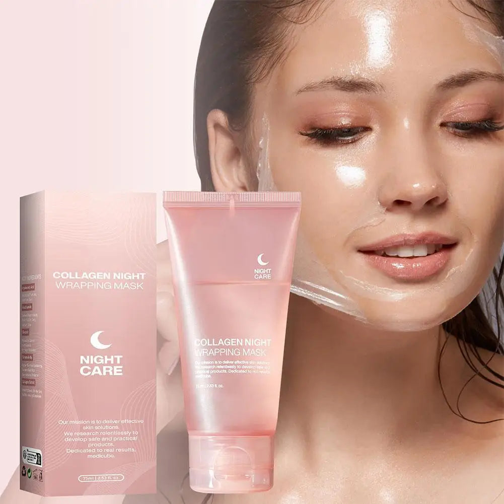 Collagen Overnight Peel-Off Mask 75 ml – Wrinkle Care & Pore Cleanse