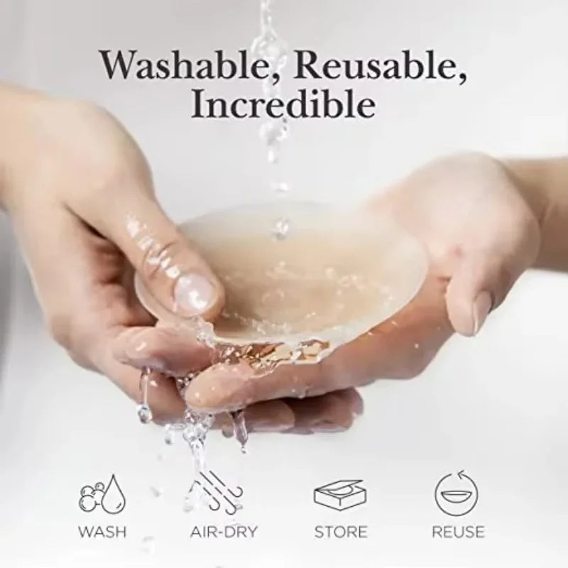 Reusable Silicone Nipple Covers – Invisible Adhesive Bra Pasties