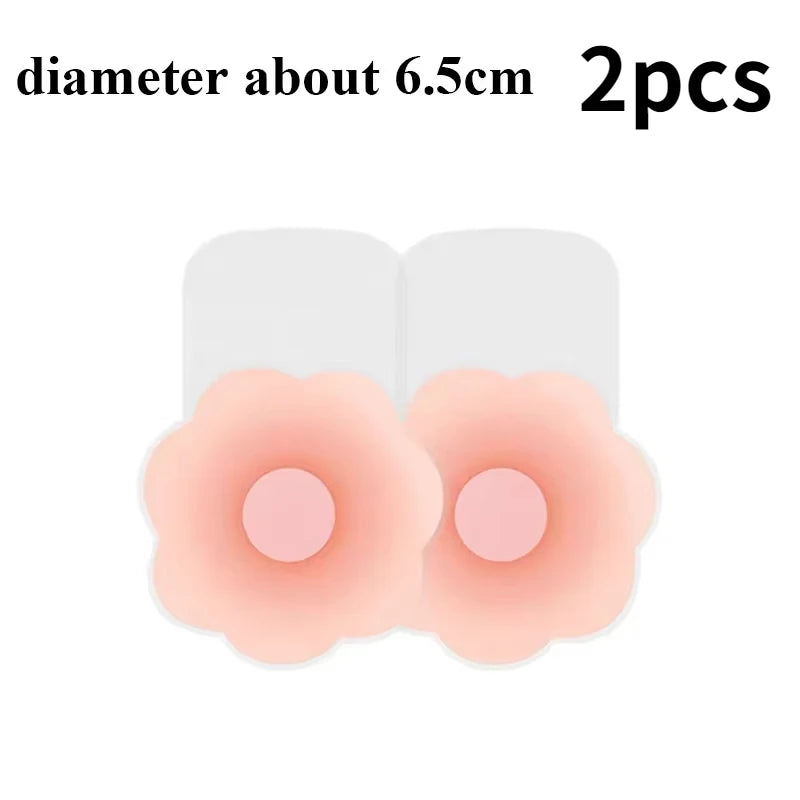 Reusable Silicone Nipple Covers – Invisible Adhesive Bra Pasties