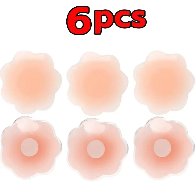 Reusable Silicone Nipple Covers – Invisible Adhesive Bra Pasties