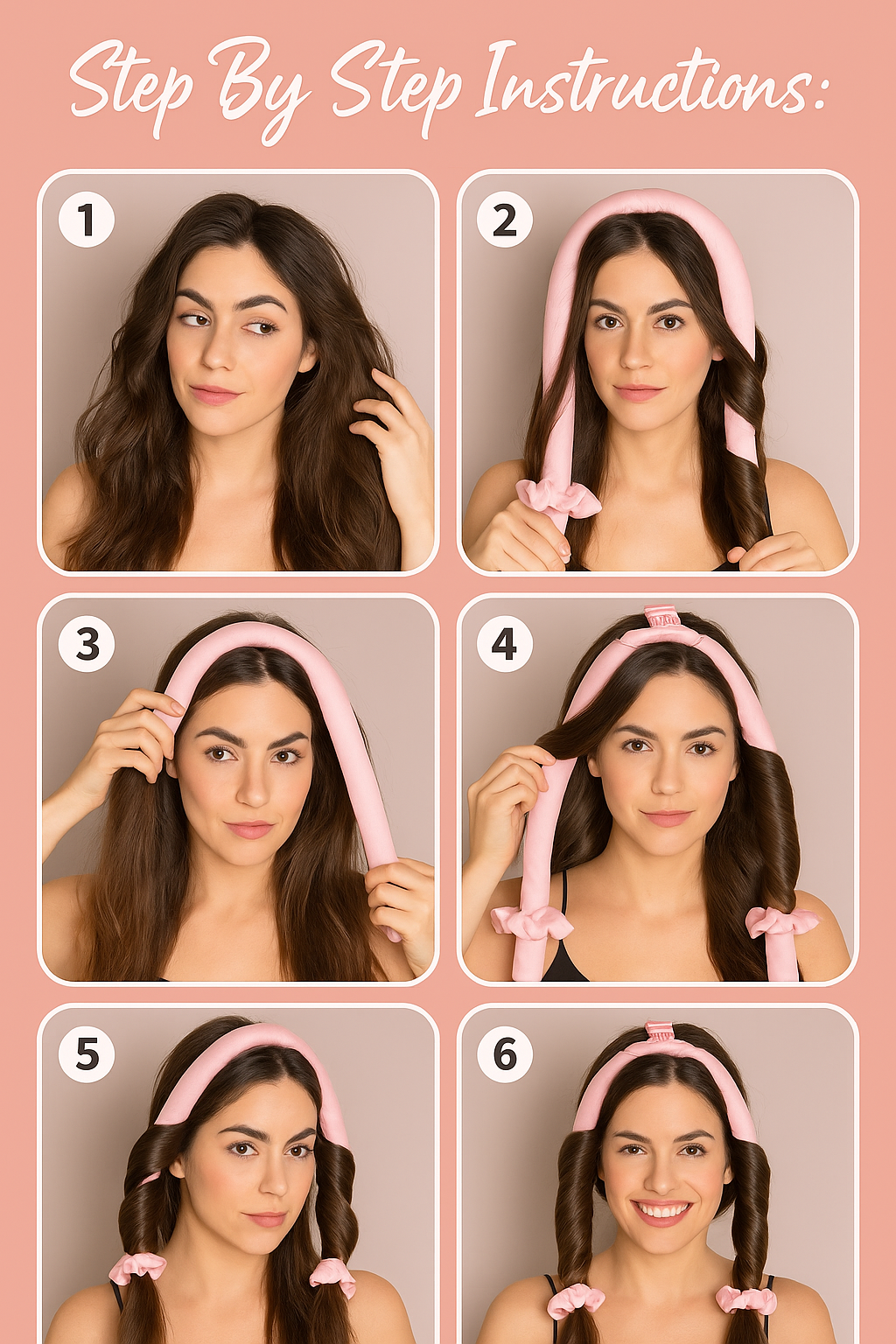 Heatless Hair Curler – No-Heat, Overnight Curls