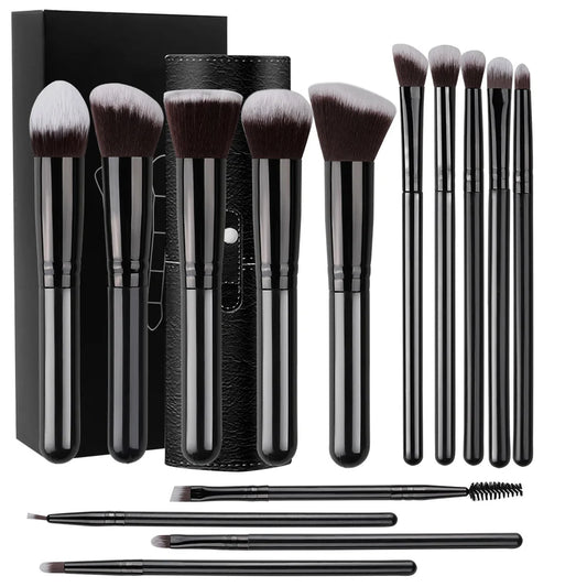 NEW 14PCS Makeup Brushes Set Soft Fluffy Foundation Blush Powder Eyeshadow Blending Female Cosmetics Beauty Tool Christmas Gift