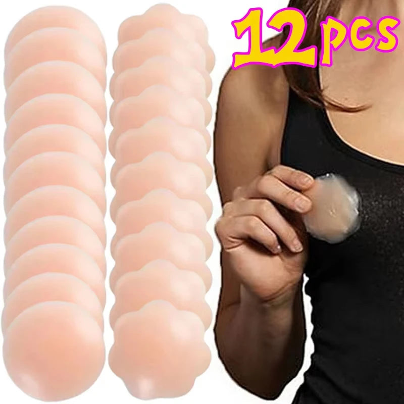 Reusable Silicone Nipple Covers – Invisible Adhesive Bra Pasties