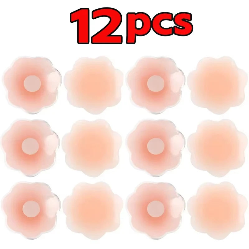 Reusable Silicone Nipple Covers – Invisible Adhesive Bra Pasties